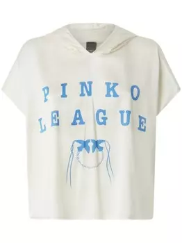 Футболка с принтом PINKO, белый