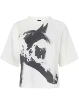 Футболка с принтом PINKO, белый