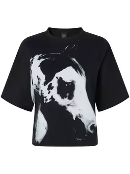 Футболка с принтом PINKO, черный