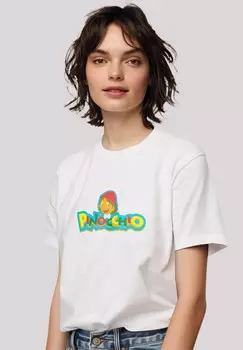 Футболка с принтом PINOCCHIO LOGO F4NT4STIC, белый