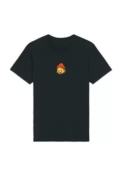 Футболка с принтом PINOCCHIO LOGO F4NT4STIC, черный