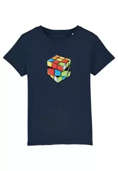 Футболка с принтом PIXEL ZAUBERWRFEL Watapparel, цвет french navy