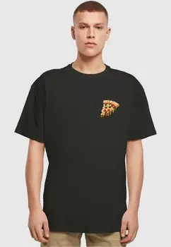 Футболка с принтом Pizza Comic Heavy Merchcode, черный