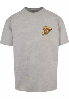 Футболка с принтом PIZZA COMIC HEAVY Merchcode, цвет grey