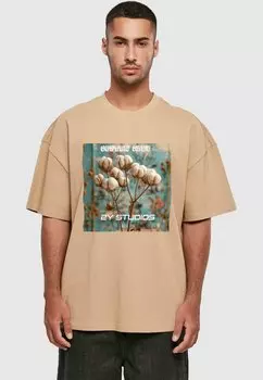 Футболка с принтом PLANTS 2Y Studios, бежевый