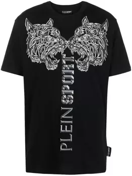 Футболка с принтом Plein Sport, черный