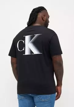 Футболка с принтом PLUS BOLD TEE Calvin Klein Jeans, черный