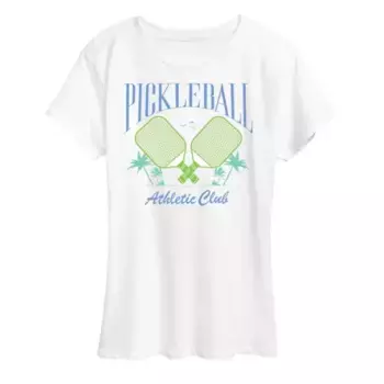 Футболка с принтом Plus Pickleball Athletic Club Unbranded, белый