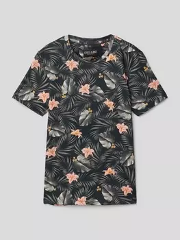 Футболка с принтом по всей поверхности CARS JEANS, графит