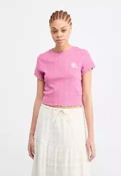 Футболка с принтом POINTELLE BABY Roxy, фуксия