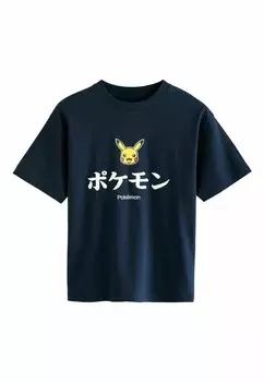 Футболка с принтом POKEMON PIKACHU REGULAR FIT Next, синий