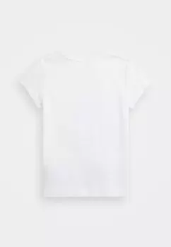 Футболка с принтом POLO BEAR COTTON JERSEY TEE Ralph Lauren, белый