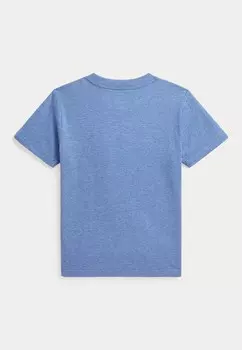 Футболка с принтом POLO BEAR COTTON JERSEY T-SHIRT Ralph Lauren, светло-голубой