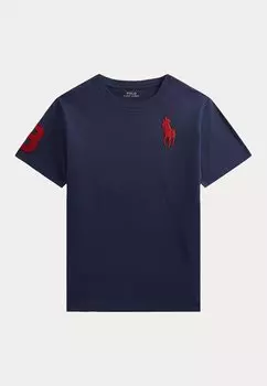 Футболка с принтом Polo Ralph Lauren, цвет refined navy