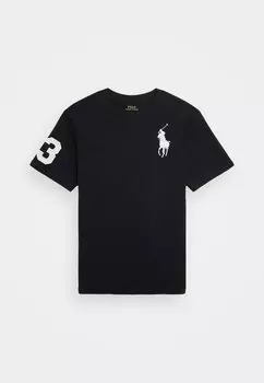Футболка с принтом Polo Ralph Lauren, цвет black