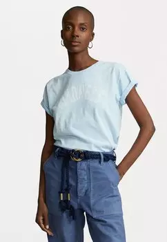 Футболка с принтом Polo Ralph Lauren, синий