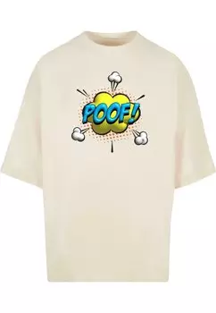 Футболка с принтом POOF COMIC HUGE TEE Merchcode, цвет whitesand