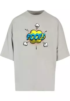 Футболка с принтом POOF COMIC HUGE TEE Merchcode, цвет lightasphalt