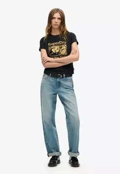 Футболка с принтом POP ARCHIVE SUPER Superdry, черный