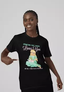 Футболка с принтом POP CREATURE SOMEONE Henry Tiger, черный