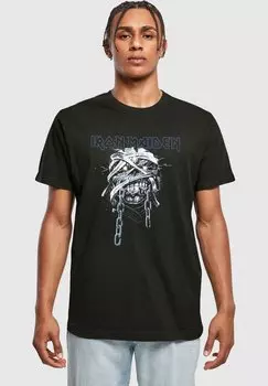 Футболка с принтом POWERSLAVE HEAD Merchcode, черный