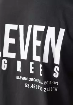 Футболка с принтом PREMIUM 11 DEGREES, черный