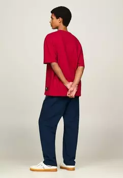 Футболка с принтом PREP EXPLORER Tommy Jeans, красный