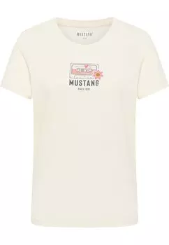 Футболка с принтом PRINT Mustang, цвет wei