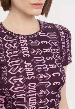 Футболка с принтом PRINT Versace, сирень