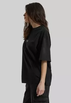 Футболка с принтом PROHIBITED, черная