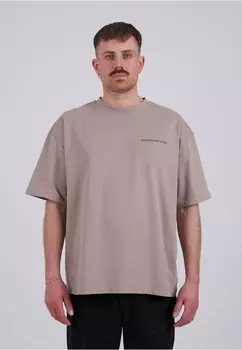 Футболка с принтом PROHIBITED, цвет sand