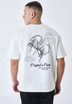 Футболка с принтом Project X Paris, кремовый