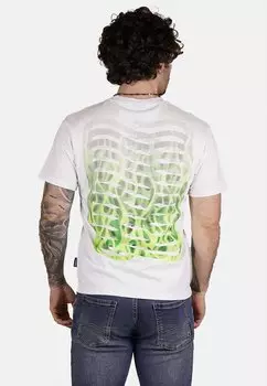 Футболка с принтом Propaganda, белый