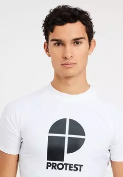 Футболка с принтом Protest, белый