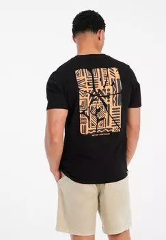 Футболка с принтом Protest, черный