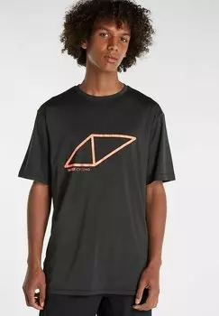 Футболка с принтом Protest, черный