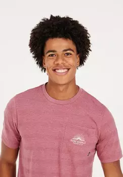 Футболка с принтом Protest, розовый