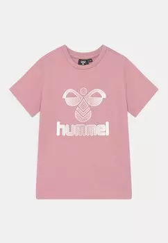 Футболка с принтом PROUD UNISEX Hummel, цвет lilas