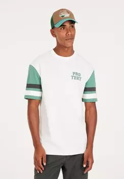 Футболка с принтом PRTTABY Protest, кремовый