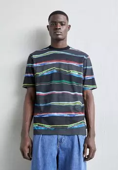 Футболка с принтом PS Paul Smith, черный