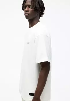 Футболка с принтом PULL&BEAR, белый