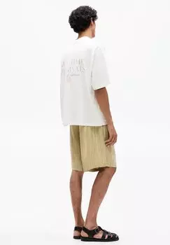 Футболка с принтом PULL&BEAR, белый