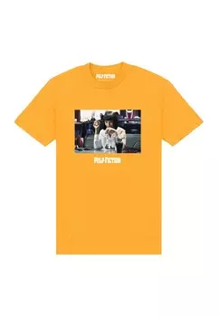 Футболка с принтом Pulp Fiction Mia Wallace Henry Tiger, золото