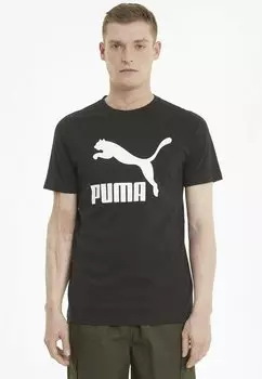 Футболка с принтом Puma, черный