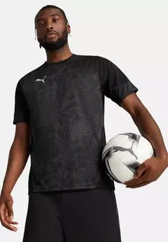 Футболка с принтом Puma, черный