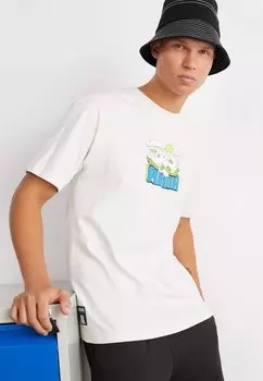 Футболка с принтом PUMA X RIPNDIP GRAPHIC TEE Puma, тёплый белый