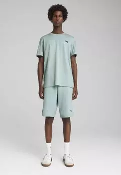 Футболка с принтом Puma, зеленый