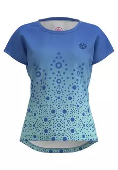 Футболка с принтом PURE WILD CAPSLEEVE BIDI BADU, цвет blau tuerkis