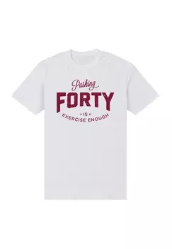 Футболка с принтом PUSHING Henry Tiger, белый