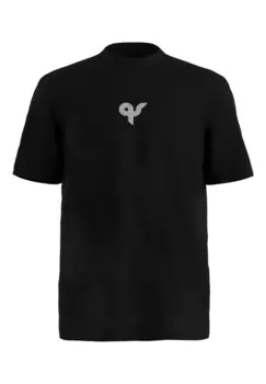 Футболка с принтом QS, антрацит